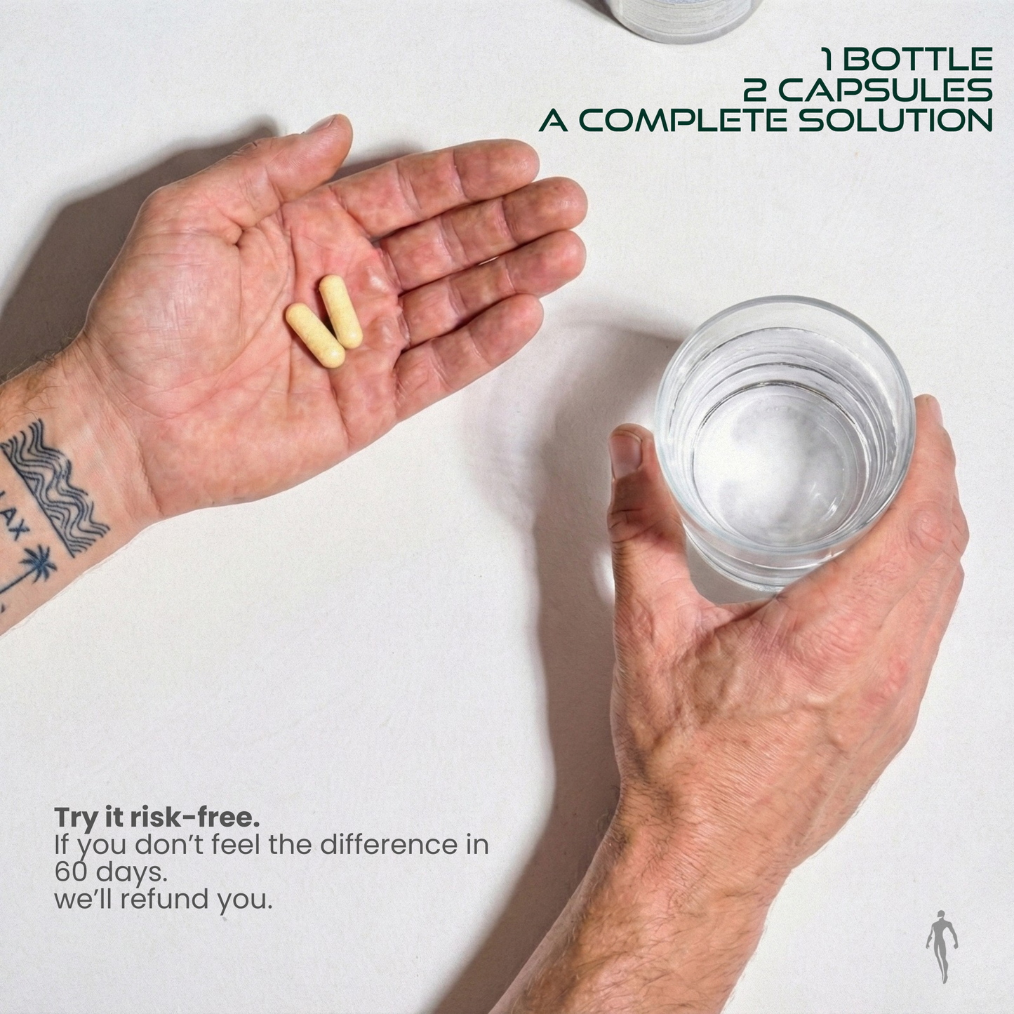 Men's Gut System (5-1) - Akkermansia Probiotic for Digestion, Energy + Men's Performance Support - 60ct USA GMP Certified