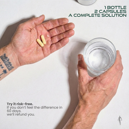 Men's Gut System (5-1) - Akkermansia Probiotic for Digestion, Energy + Men's Performance Support - 60ct USA GMP Certified